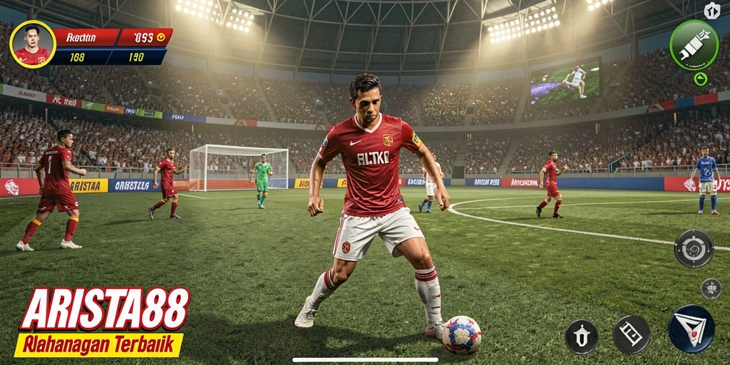 Tampilan gameplay ARISTA88 yang menegangkan dan seru.