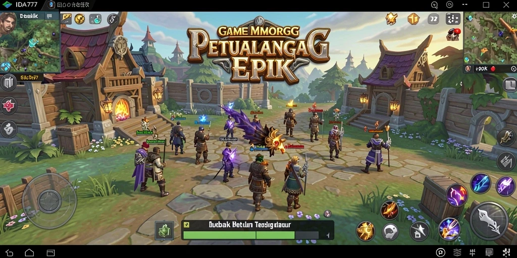 Gameplay seru dalam IDA777 yang menampilkan pertarungan epik.