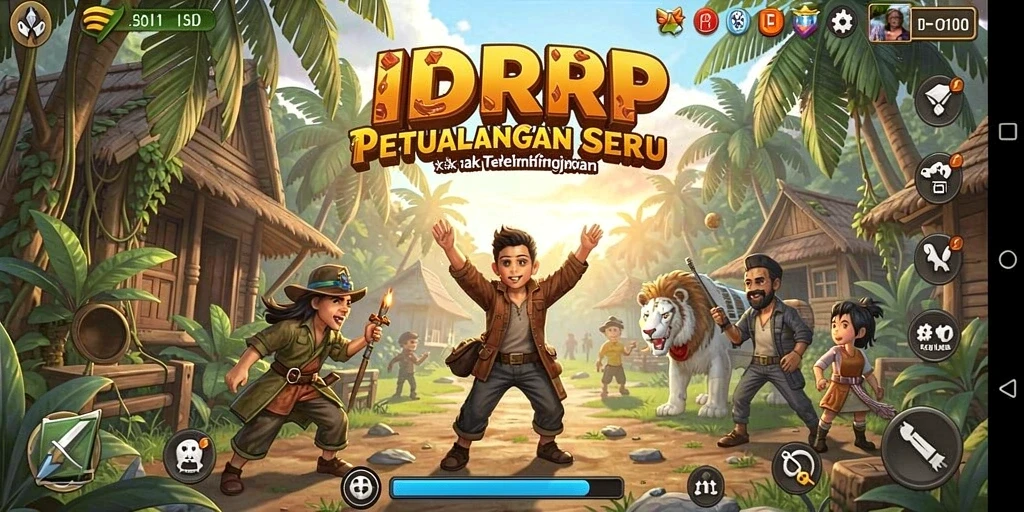 Gameplay petualangan menakjubkan di IDRRP, penuh tantangan dan misteri.