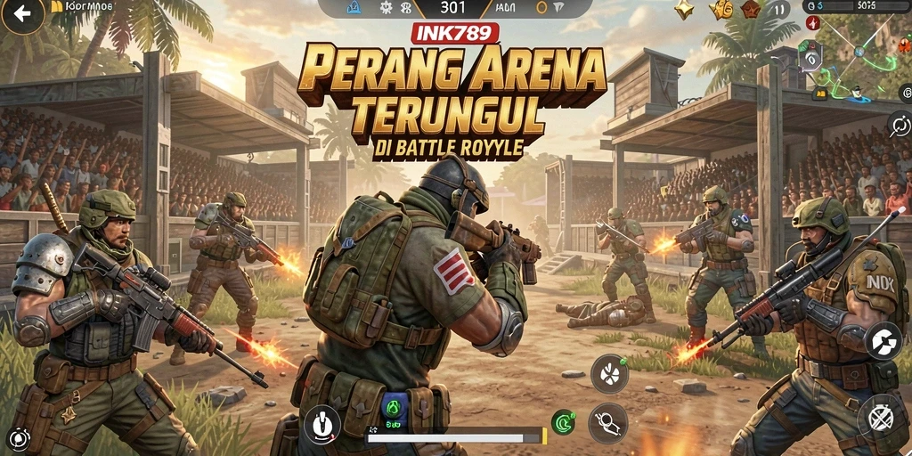 Tampilan mendebarkan dari pertempuran intens di INK789.
