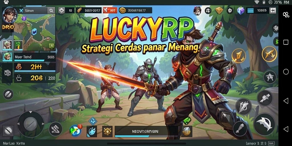 Gameplay LUCKYRP yang menarik dan menantang strategi.