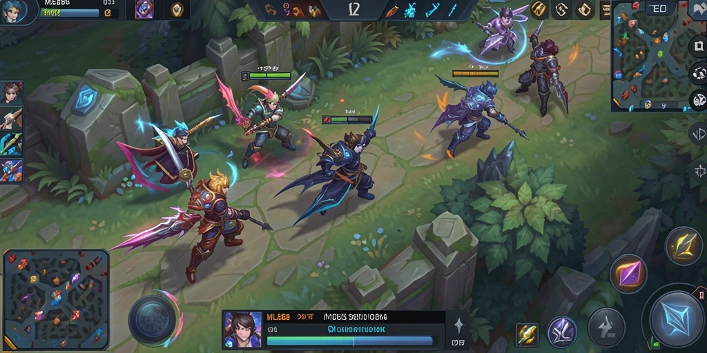 Tampilan gameplay MLBB8 yang seru dengan aksi MOBA intens.