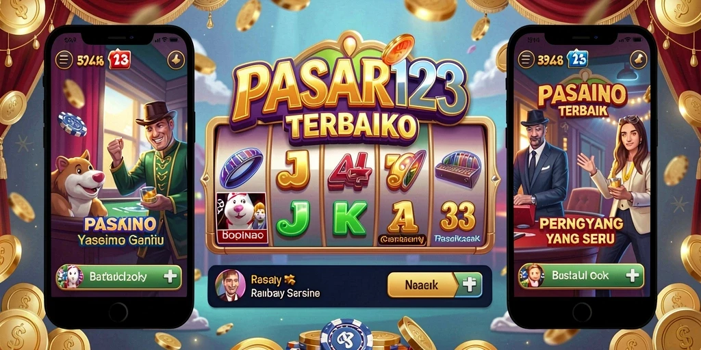 Gameplay seru dan menarik dari aplikasi Kasino PASAR123.
