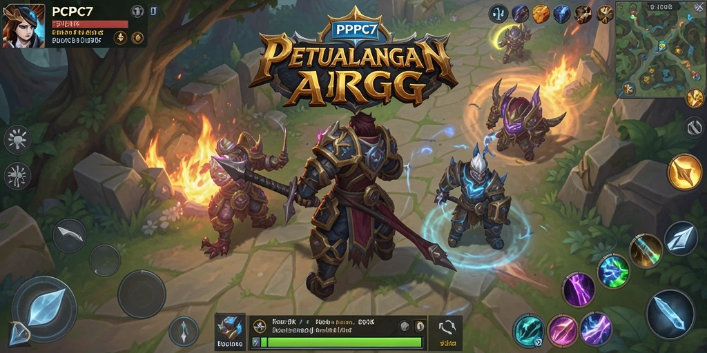 Tampilan gameplay menarik dari PCPC7 yang penuh aksion.