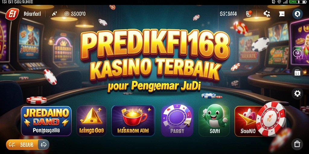 Gameplay menarik dan seru dalam aplikasi Kasino PREDIKSI168.
