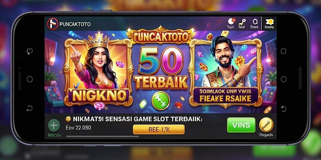 Screenshot menunjukkan momen mendebarkan saat bermain PUNCAKTOTO dengan tema slot yang menarik.