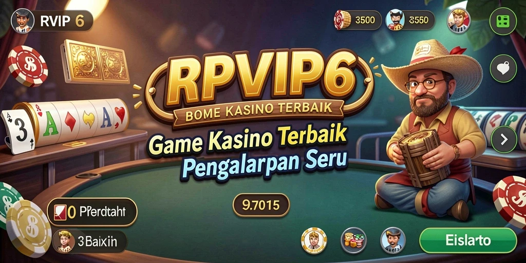 Screenshot gameplay RPVIP6 yang menampilkan keseruan permainan Kasino.