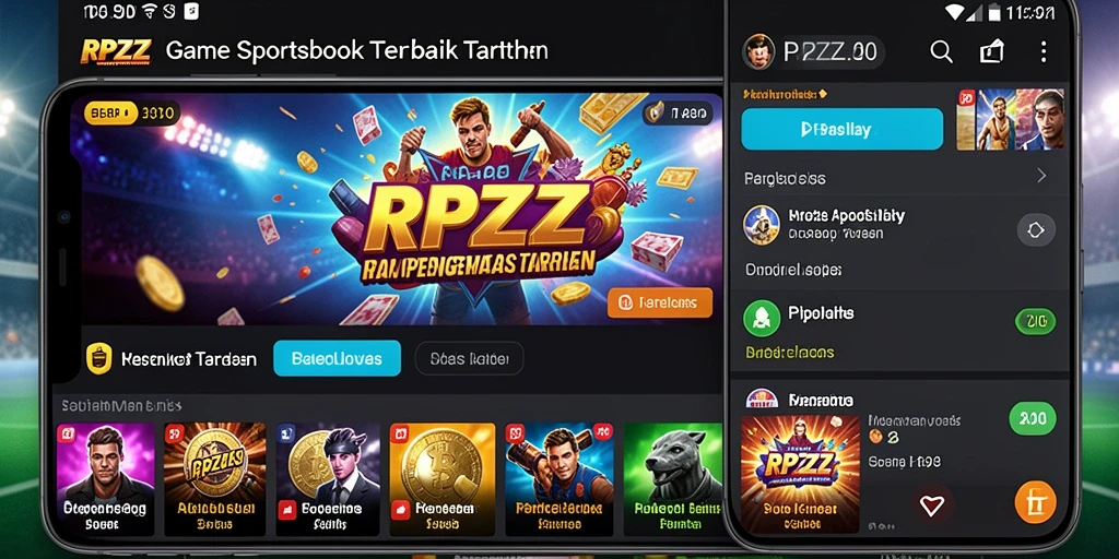 Tampilan gameplay RPZZZ dengan fitur taruhan yang menarik.