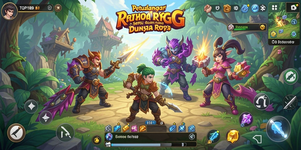 Gameplay seru dan imersif dalam dunia RPG TOPI189.