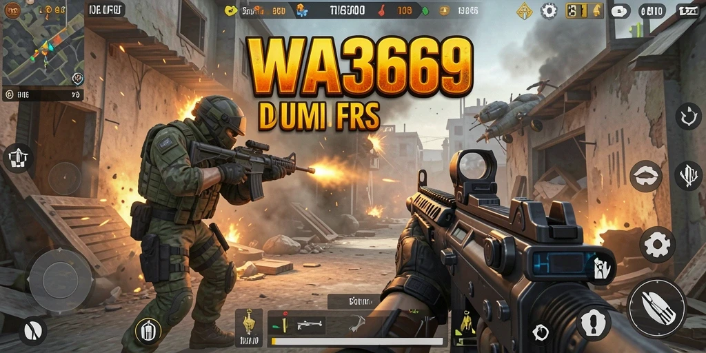 Tampilan gameplay WA369 menampilkan aksi tembak-tembakan yang mendebarkan.